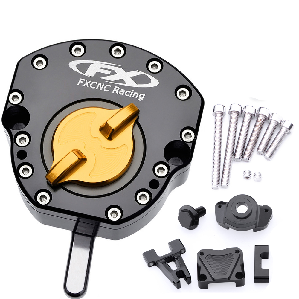Steering Damper Stabilizer Kit Cnc - For Kawasaki Ninja 300 2013 2014