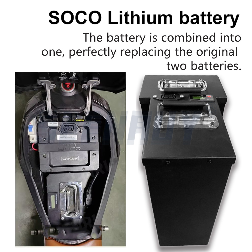 Super Soco TC TS Big Battery 6 - 72V 30Ah Lifepo4 Battery Pack ulasan dan harga