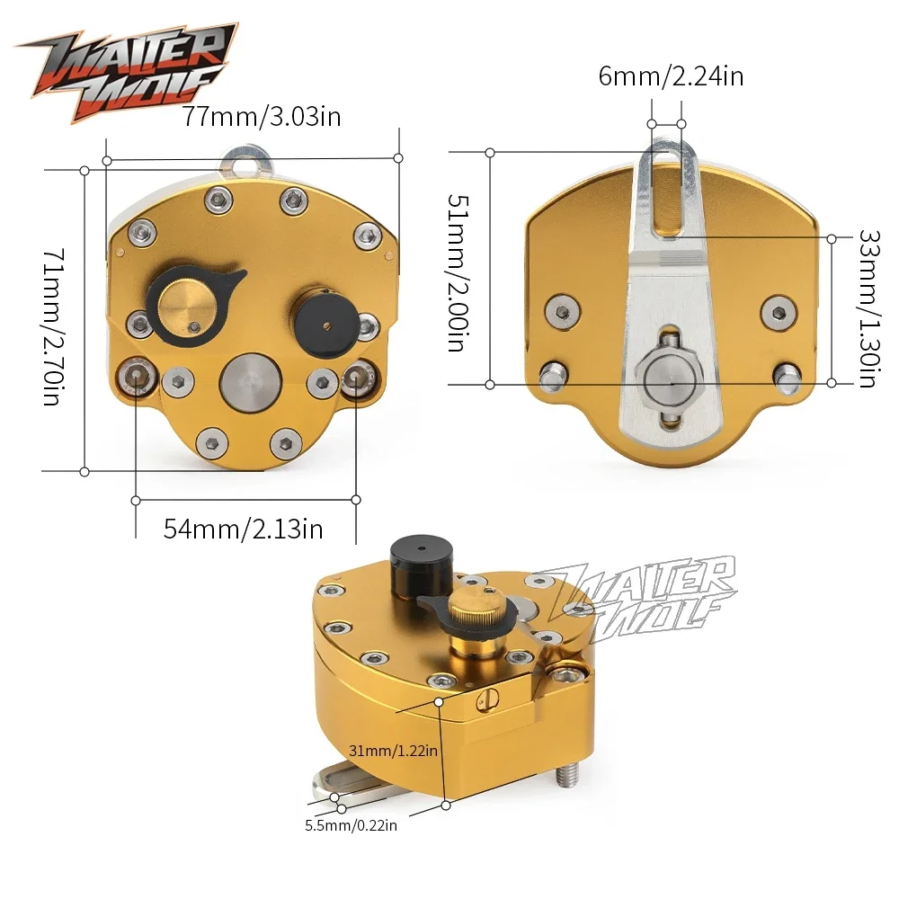Motorcycle Steering Damper Sta - Steering Damper Stabilizer Kit Cnc ulasan dan harga