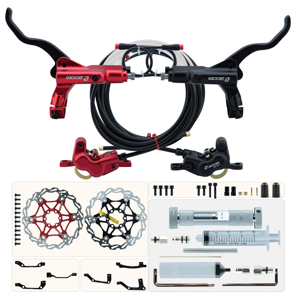 ZOOM HB-876E 4-piston Disc Hyd - Zoom Hydraulic Brake 4 Piston E-Scooter ulasan dan harga
