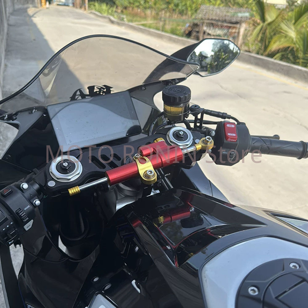 Motorcycle CNC Aluminum Stabil - Steering Damper Stabilizer Kit Cnc ulasan dan harga