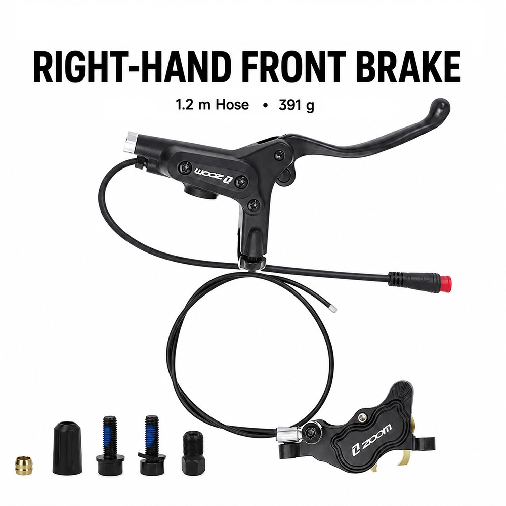 ZOOM HB-890E 4-Piston Hydrauli - Zoom Hydraulic Brake 4 Piston E-Scooter ulasan dan harga