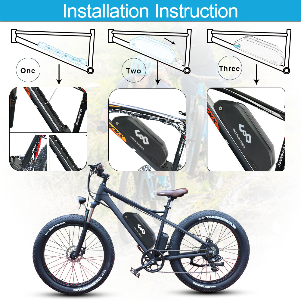 52V 25AH  Downtube EBike Batte - 60V 30Ah 21700 Battery Pack ulasan dan harga