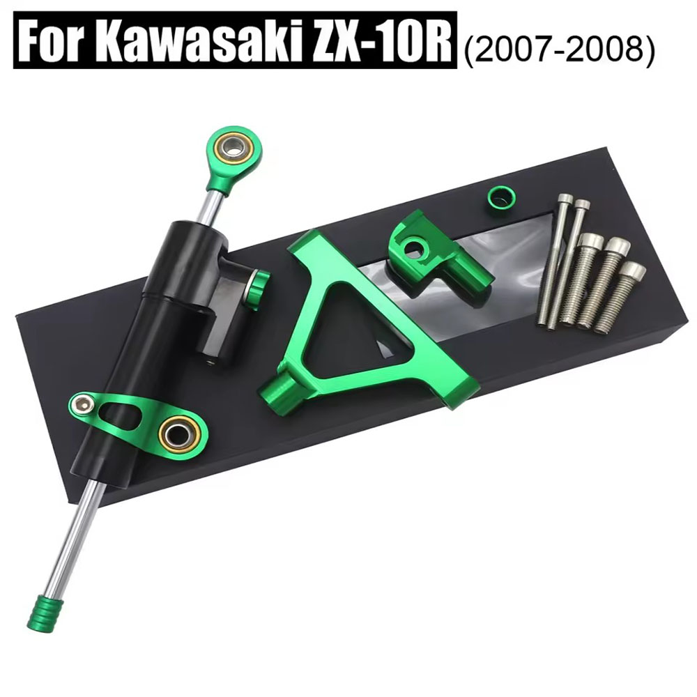 For Kawasaki ZX10R 04-05 Racin - Steering Damper Stabilizer Kit Cnc ulasan dan harga
